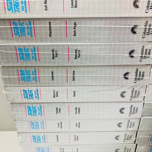 Star Trek The Next Generation VHS Collector's Edition Lot of 49 New & Sealed * - Picture 7 of 13